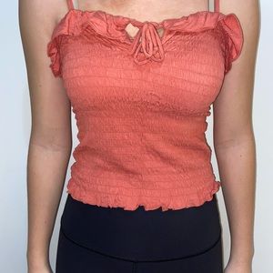 American Eagle Cute Coral Tank Size M